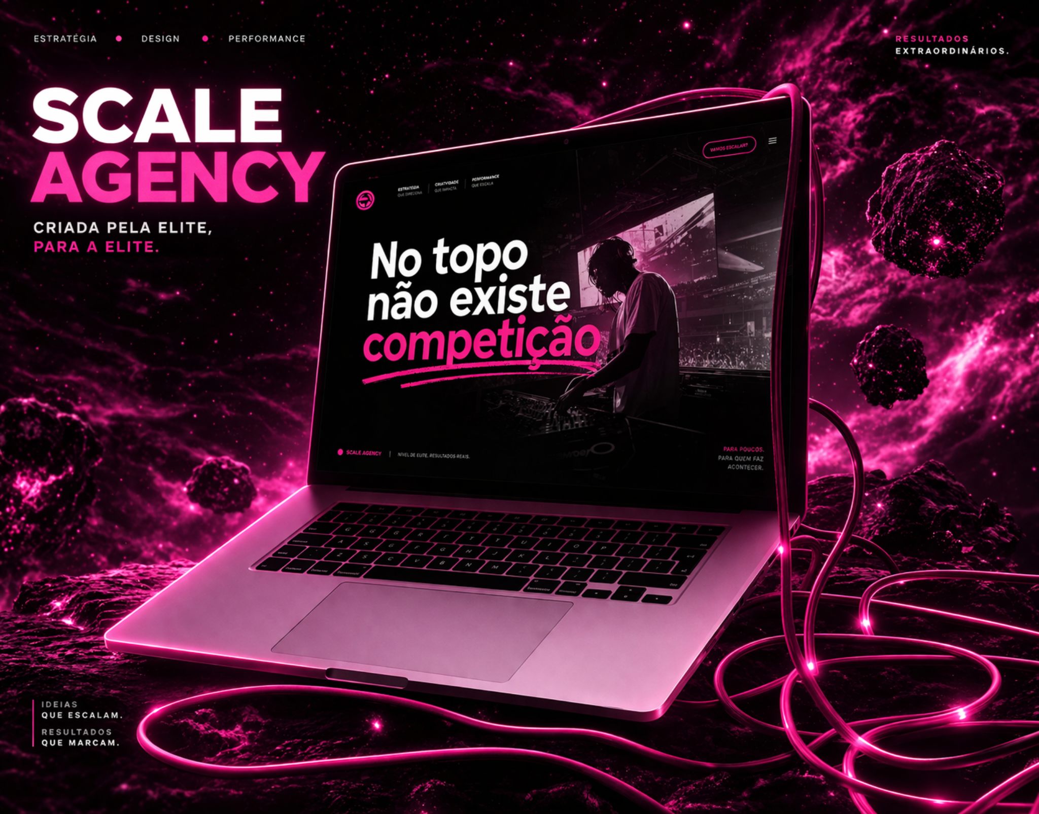 Ambiente de networking de elite da Scale Agency